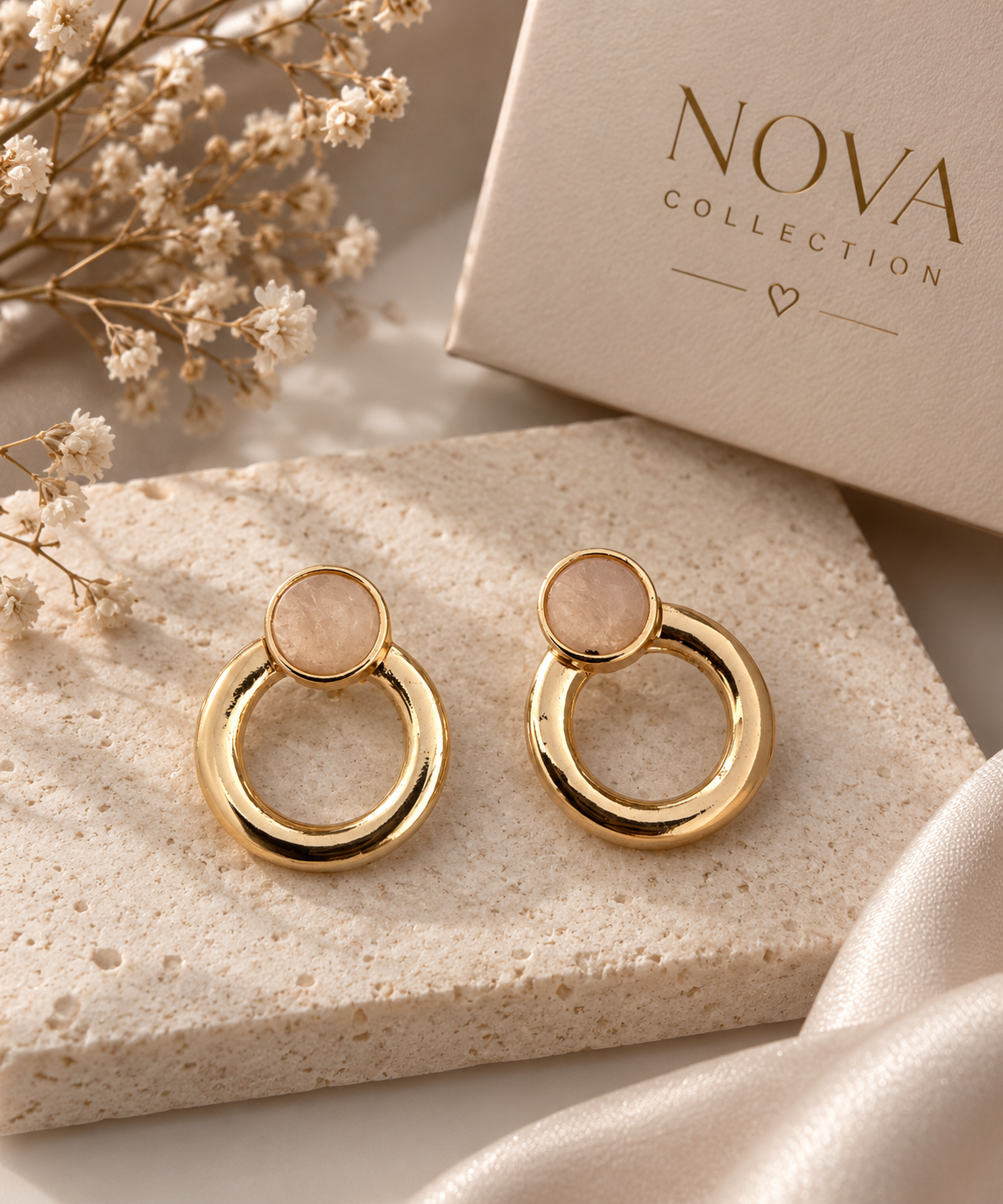 Pendientes Aura Dorada